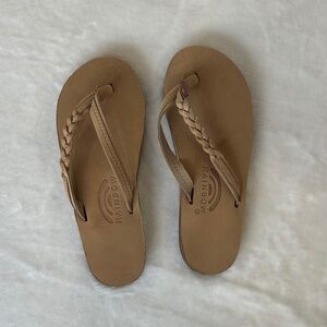 RAINBOW Flirty Braidy Womens Flip Flops